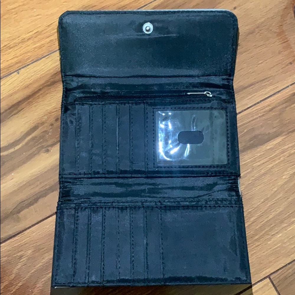 Nicole Miller gray trifold wallet - Picture 2 of 2